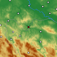 Nearby Forecast Locations - Dvor - Harita