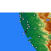 Nearby Forecast Locations - Kayamkulam - Harita