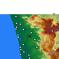 Nearby Forecast Locations - Muvattupuzha - Harita
