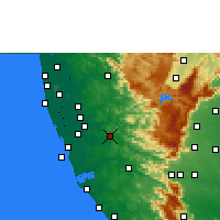 Nearby Forecast Locations - Pathanamthitta - Harita