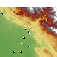 Nearby Forecast Locations - Sujanpur - Harita