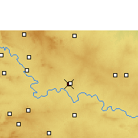 Nearby Forecast Locations - Ugar Khurd - Harita