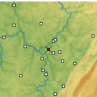 Nearby Forecast Locations - Penn Hills - Harita