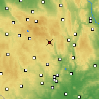 Nearby Forecast Locations - Bystřice nad Pernštejnem - Harita