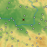 Nearby Forecast Locations - Chlumec nad Cidlinou - Harita