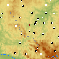 Nearby Forecast Locations - Horšovský Týn - Harita