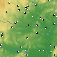 Nearby Forecast Locations - Hrušovany nad Jevišovkou - Harita