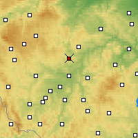 Nearby Forecast Locations - Kaznějov - Harita