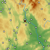 Nearby Forecast Locations - Loštice - Harita