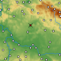 Nearby Forecast Locations - Mnichovo Hradiště - Harita