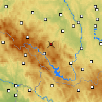 Nearby Forecast Locations - Prachatice - Harita