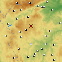 Nearby Forecast Locations - Toužim - Harita