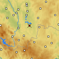 Nearby Forecast Locations - Třeboň - Harita