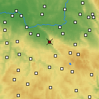 Nearby Forecast Locations - Třemošnice - Harita