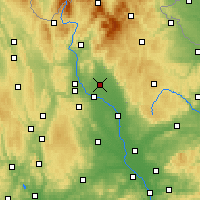 Nearby Forecast Locations - Uničov - Harita