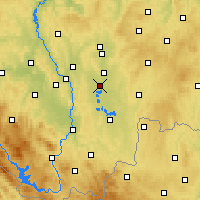 Nearby Forecast Locations - Veselí nad Lužnicí - Harita