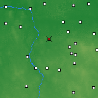 Nearby Forecast Locations - Poddębice - Harita