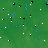 Nearby Forecast Locations - Ślesin - Harita