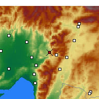 Nearby Forecast Locations - Düziçi - Harita