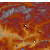 Nearby Forecast Locations - Tunceli - Harita
