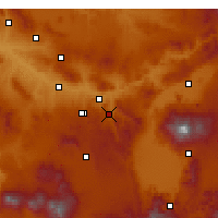 Nearby Forecast Locations - Ürgüp - Harita