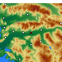Nearby Forecast Locations - Köşk - Harita