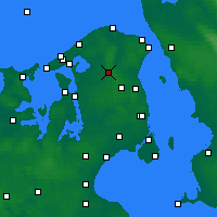 Nearby Forecast Locations - Hillerød - Harita