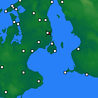 Nearby Forecast Locations - Gentofte - Harita