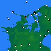 Nearby Forecast Locations - Nykøbing Sjælland - Harita