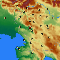Nearby Forecast Locations - Ajdovščina - Harita