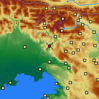Nearby Forecast Locations - Kanal ob Soči - Harita