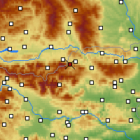 Nearby Forecast Locations - Mežica - Harita