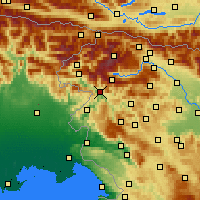 Nearby Forecast Locations - Tolmin - Harita