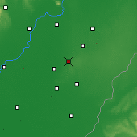 Nearby Forecast Locations - Hajdúböszörmény - Harita