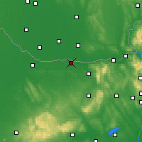 Nearby Forecast Locations - Komárom - Harita