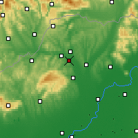 Nearby Forecast Locations - Sajószentpéter - Harita