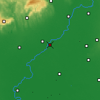 Nearby Forecast Locations - Tiszafüred - Harita