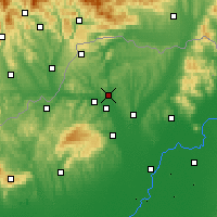 Nearby Forecast Locations - Edelény - Harita