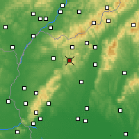 Nearby Forecast Locations - Brezová pod Bradlom - Harita