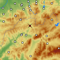 Nearby Forecast Locations - Krásno nad Kysucou - Harita