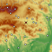 Nearby Forecast Locations - Spišská Nová Ves - Harita