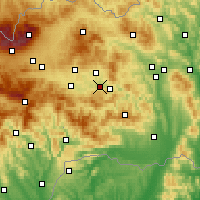 Nearby Forecast Locations - Spišské Vlachy - Harita