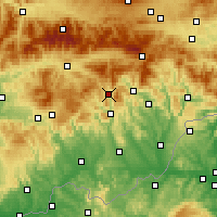 Nearby Forecast Locations - Tisovec - Harita