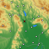 Nearby Forecast Locations - Vranov nad Topľou - Harita