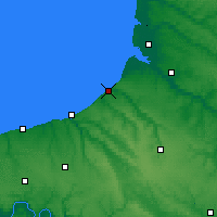 Nearby Forecast Locations - Le Tréport - Harita
