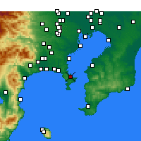 Nearby Forecast Locations - Yokosuka - Harita