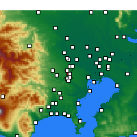 Nearby Forecast Locations - Nishitōkyō - Harita