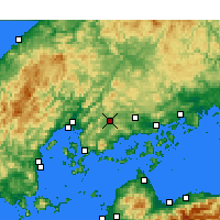 Nearby Forecast Locations - Higashihiroshima - Harita