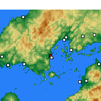 Nearby Forecast Locations - Iwakuni - Harita