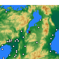Nearby Forecast Locations - Kusatsu - Harita
